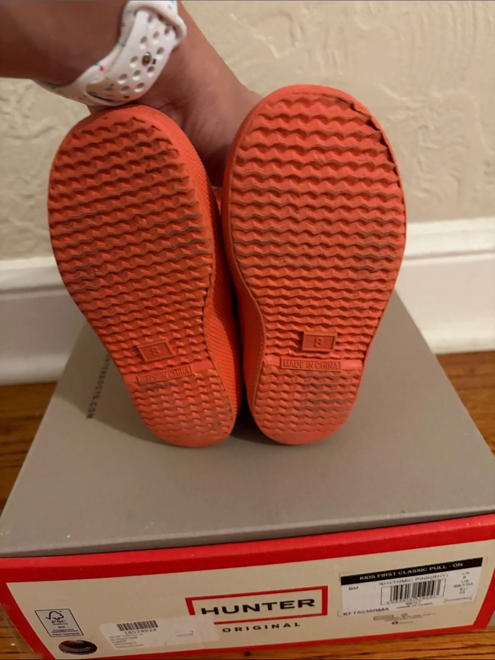 Hunter Kids' Coral Pull-On Rain Boots